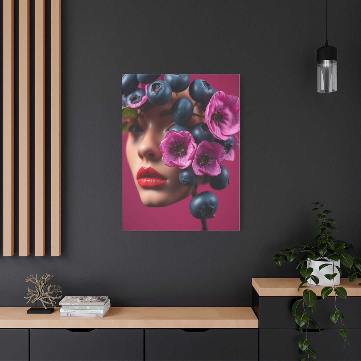 Blush and Blueberry Art Supreme Gallery Wall Art & Canvas Print