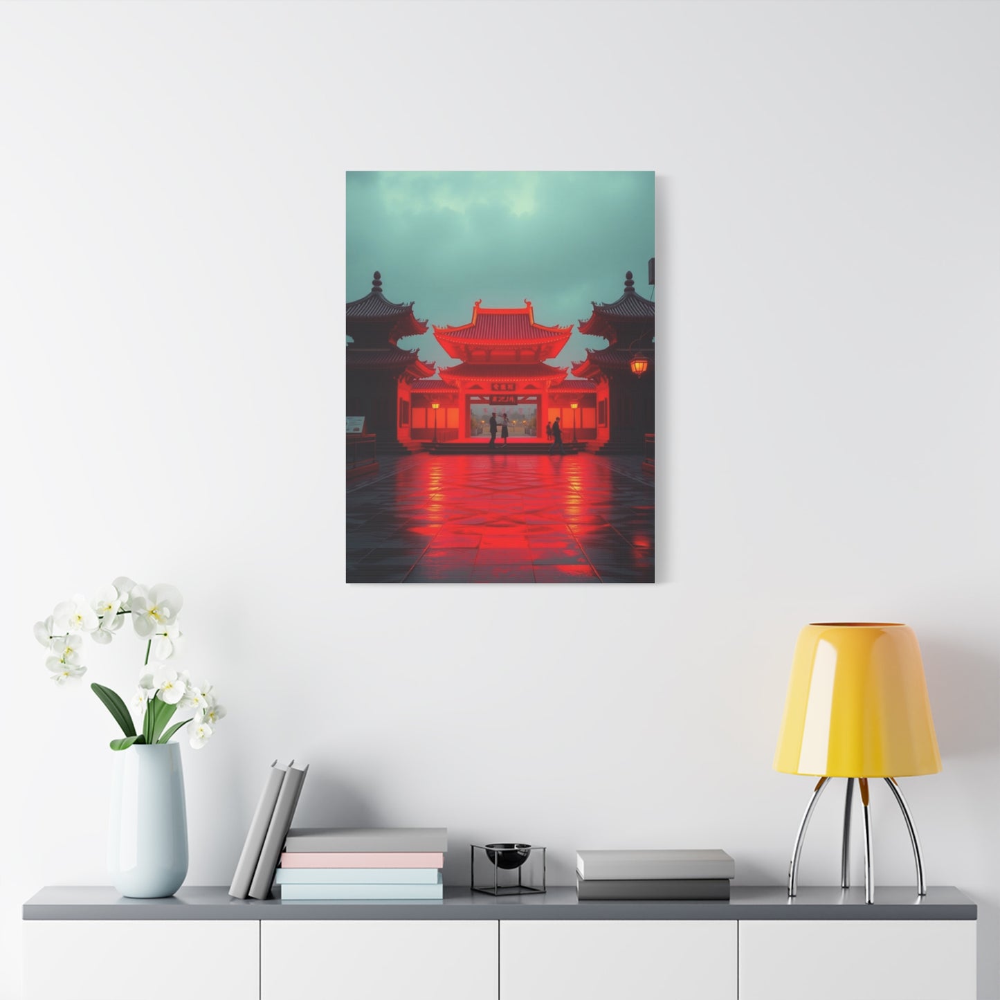 Scarlet Reverie Art Wall Art & Canvas Print