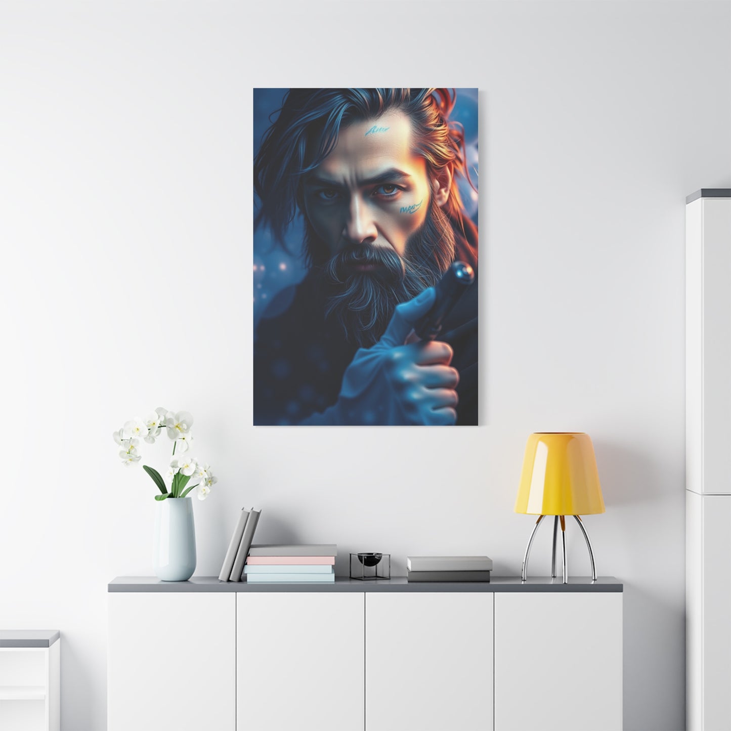 Sapphire Elegance Wall Art Wall Art & Canvas Print