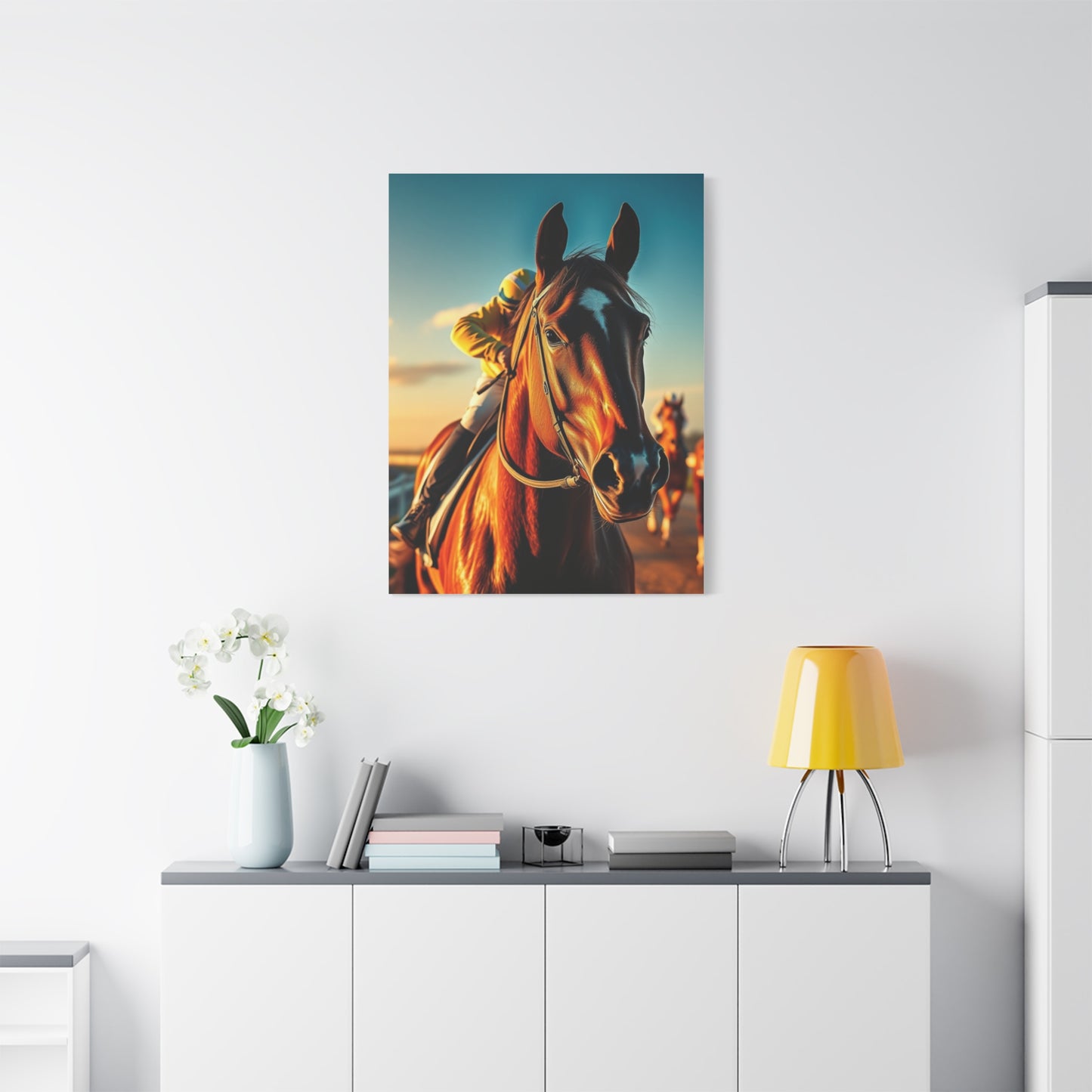 Masterpiece Horse Racing Art Vision Wall Art & Canvas Print