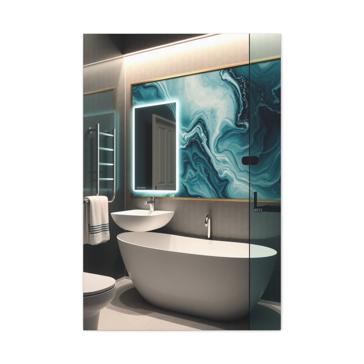 Exquisite Bathscape Artistry Wall Art & Canvas Print