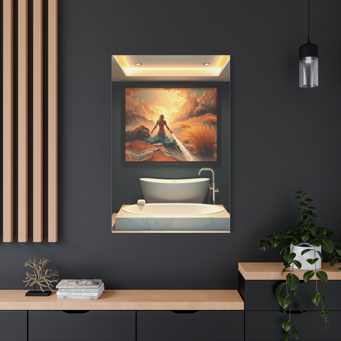 Opulent Oasis Masterpiece Wall Art & Canvas Print