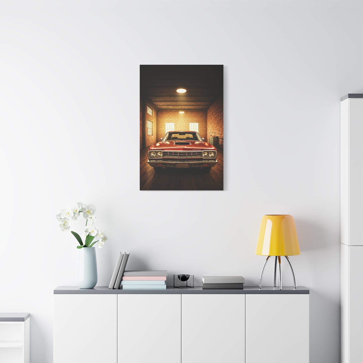 Plymouth Road Runner Tungsten Garage Wall Art & Canvas Prints