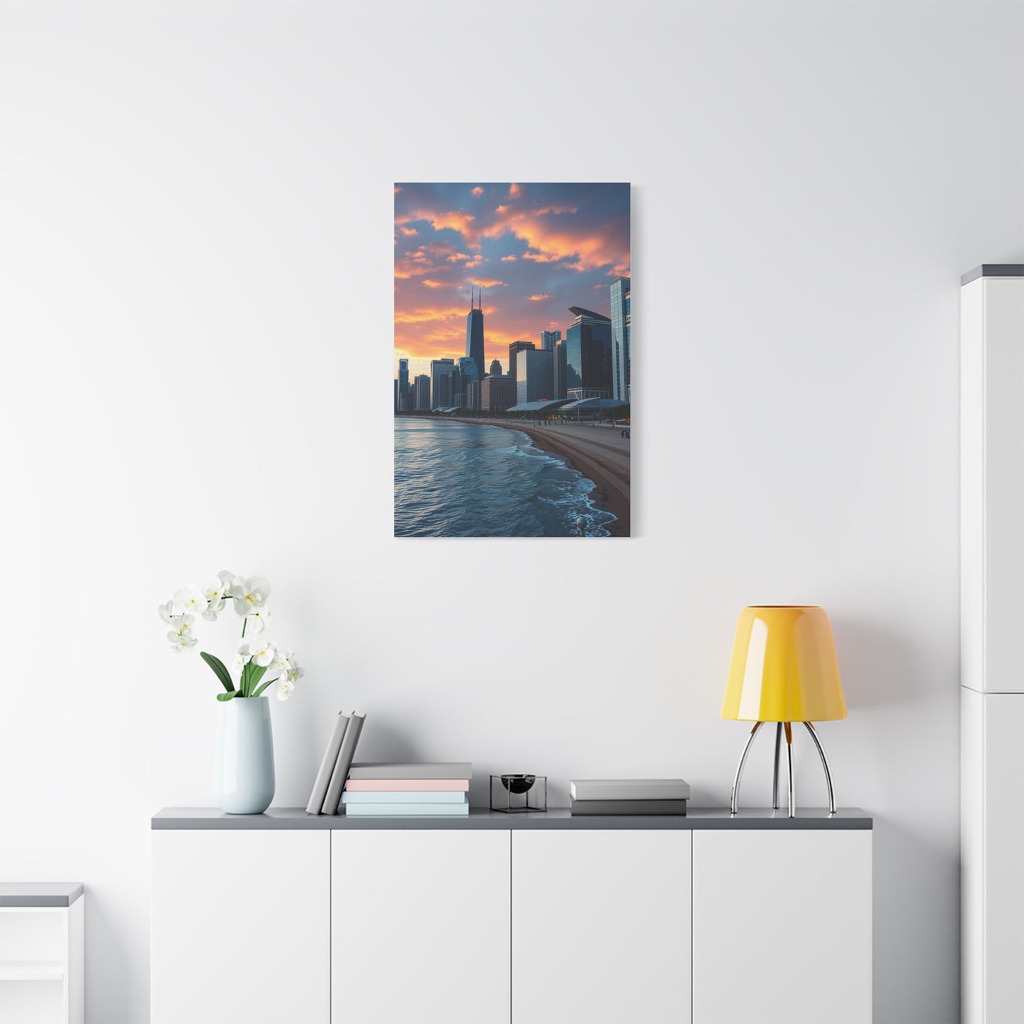 Supreme Chicago Skylines Art Collection Wall Art & Canvas Print