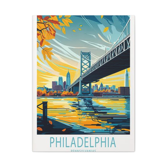 Steel Bridge Of Philadelphia Wall Art & Canvas Prints