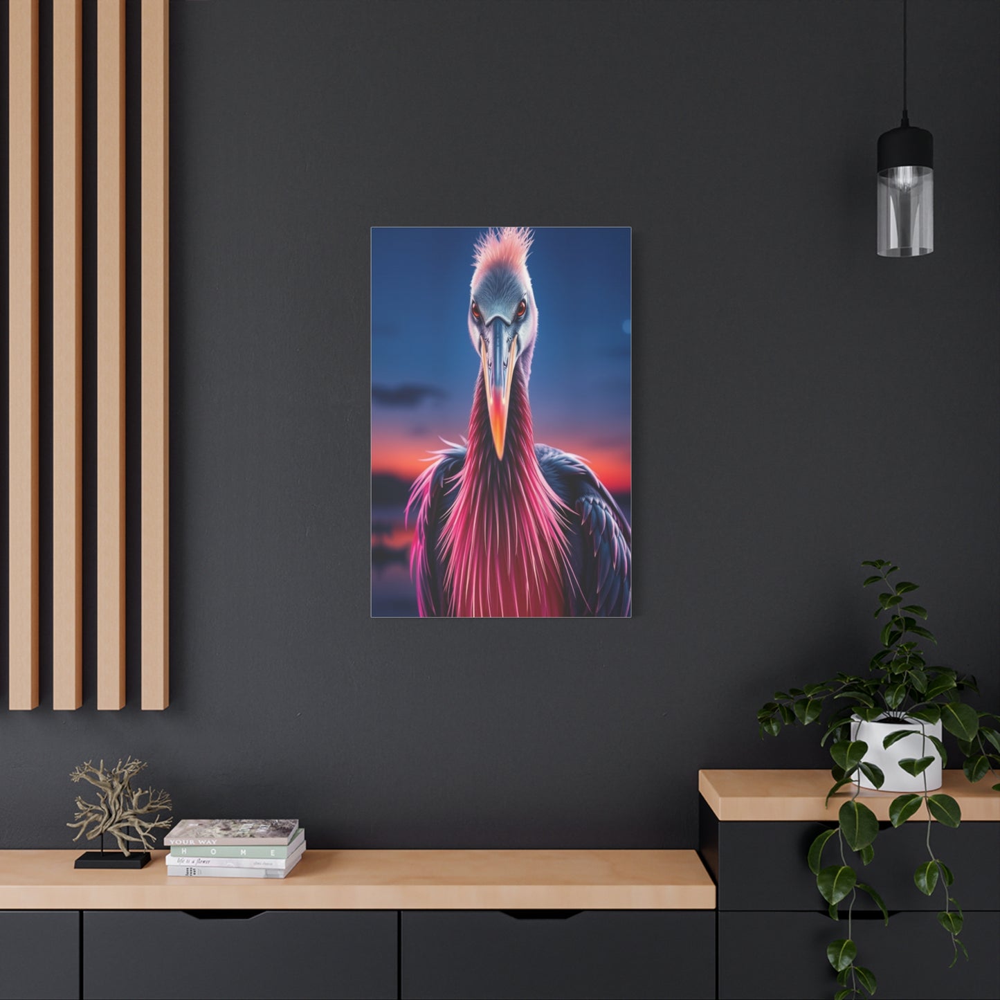 Luxe Plumage Portraiture wall art & canvas print