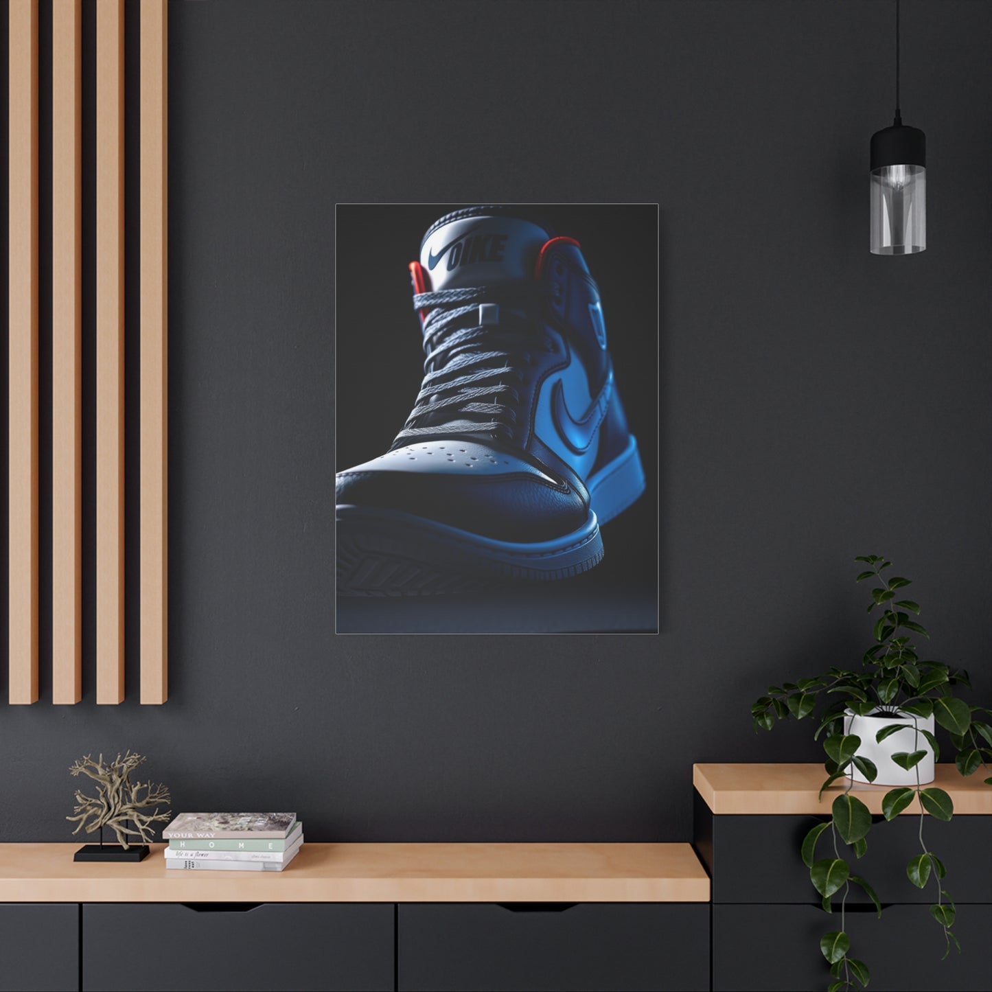 Ornate Kicks Illustration Wall Art & Canvas Print