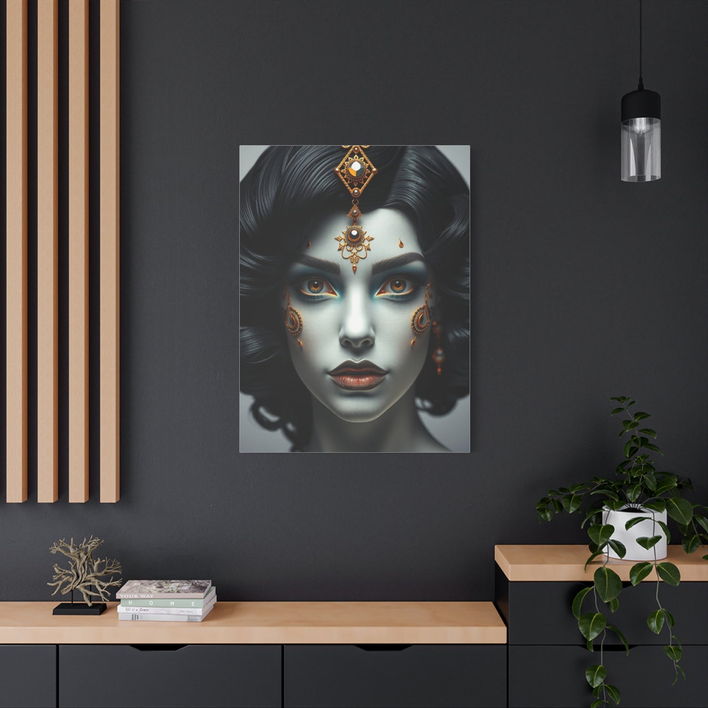 Black White and Gold Art Refined Canvas Wall Art & Canvas Print