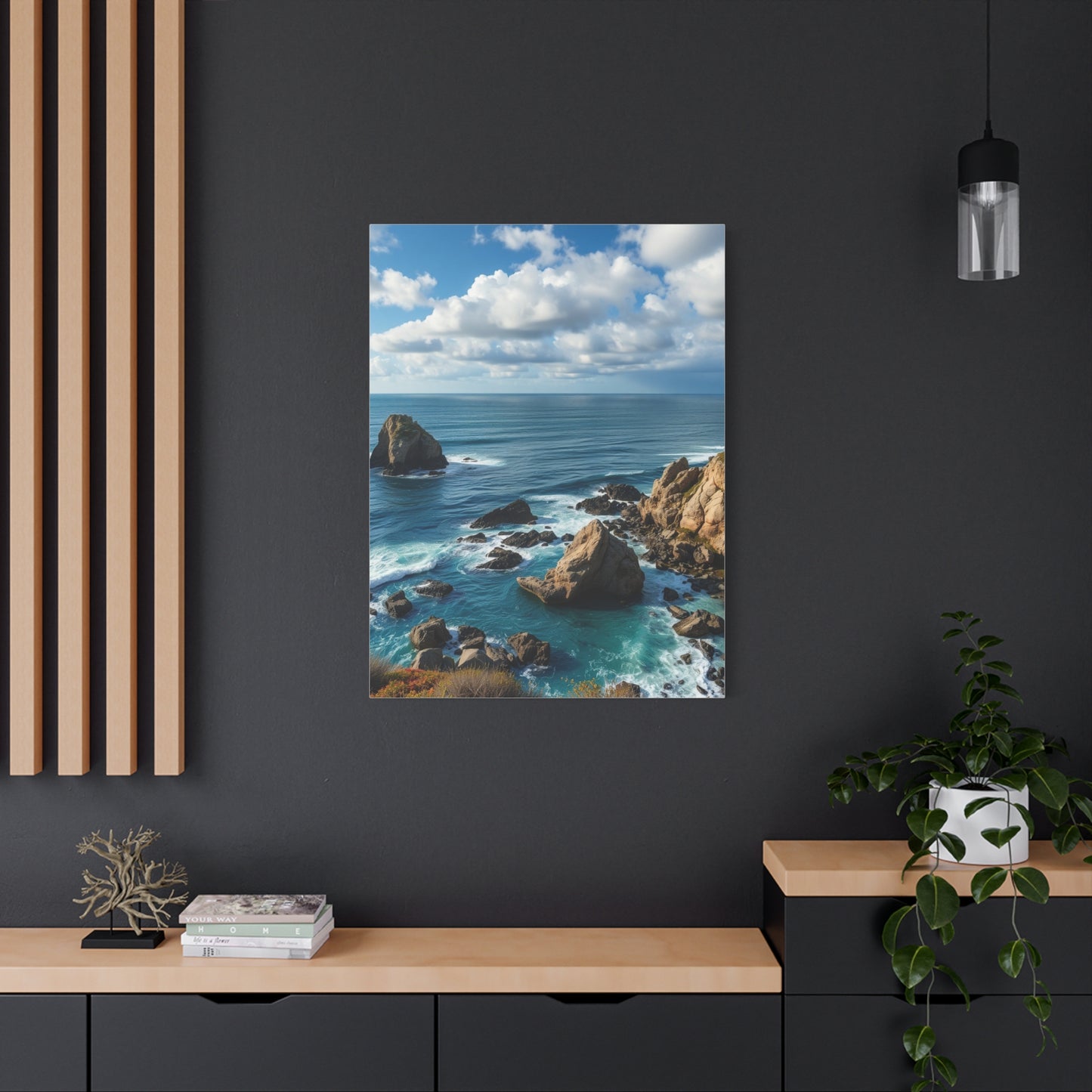 Luxe Maritime Horizon Wall Art & Canvas Print