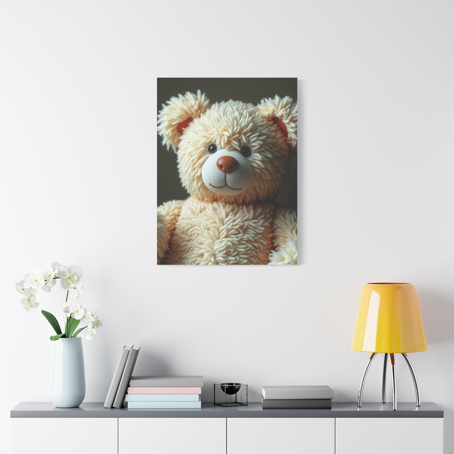 Refined Teddy Tableau Wall Art & Canvas Print