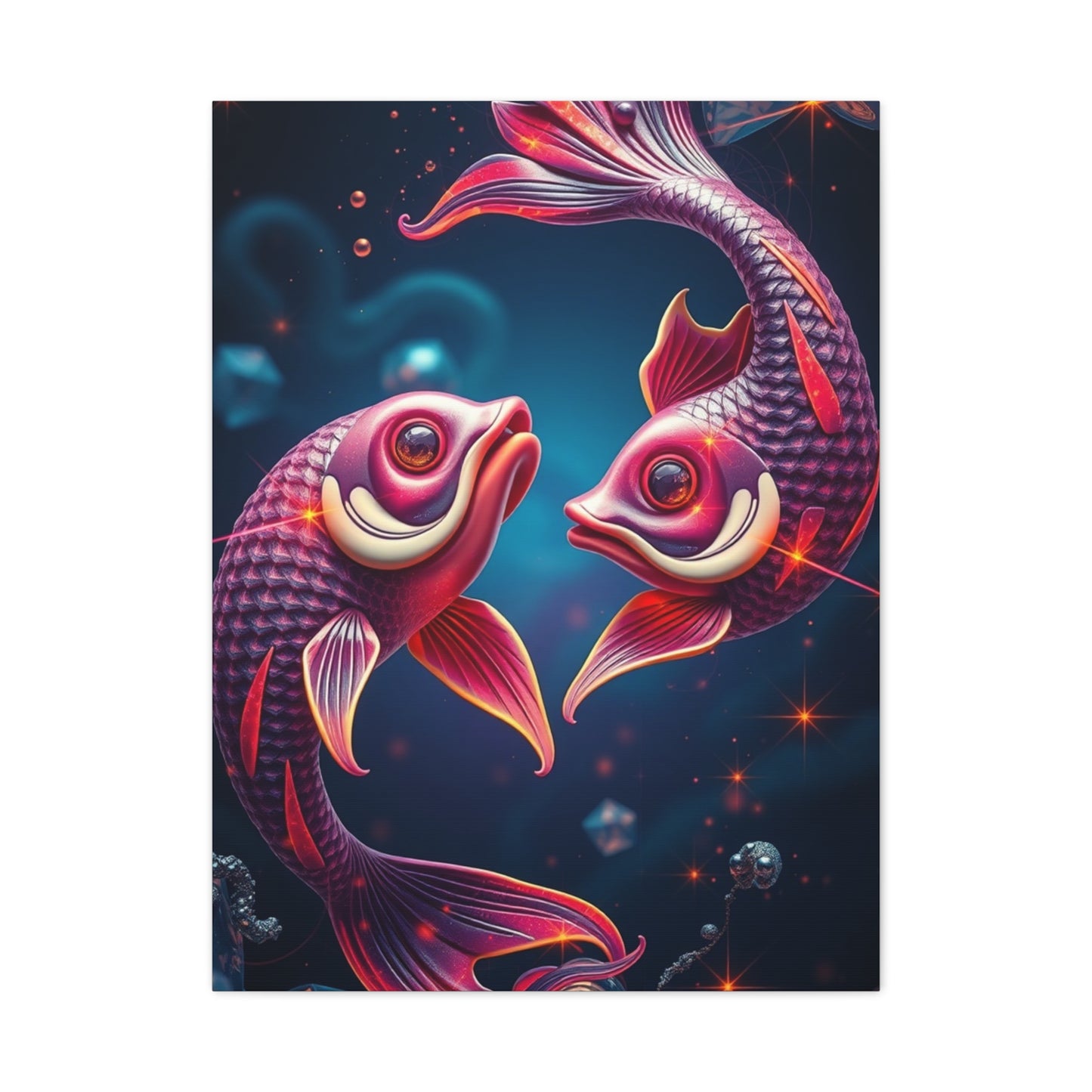 Aquatic Zodiac Opulence wall art & canvas print