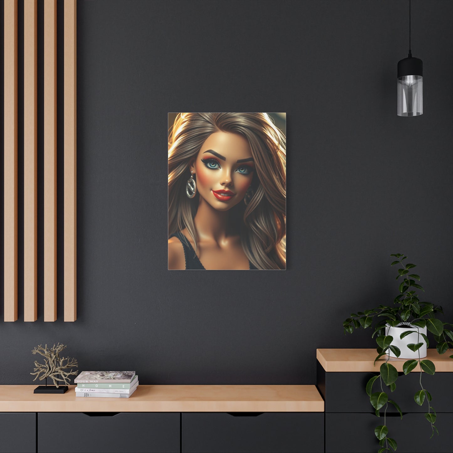 Barbiecore Art Luxury Canvas Wall Art & Canvas Print