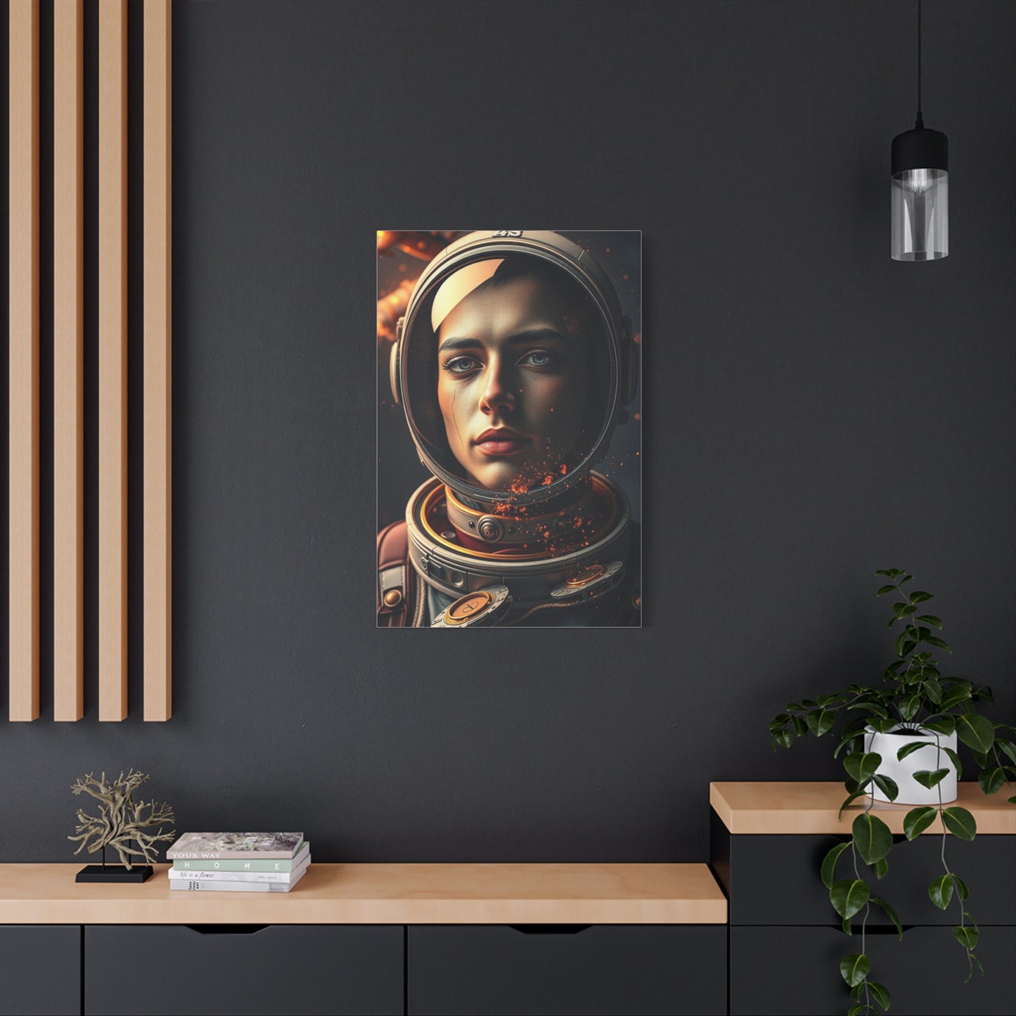 Galactic Luminosity Canvas Wall Art & Canvas Print