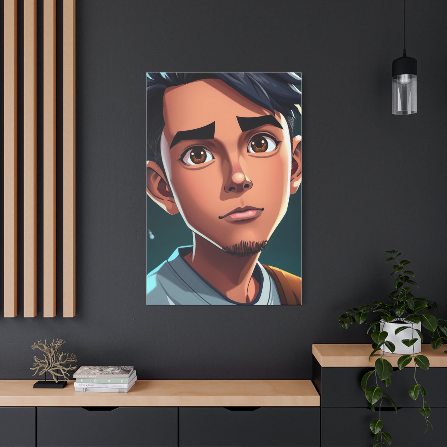 Charming Abstraction Print Wall Art & Canvas Print