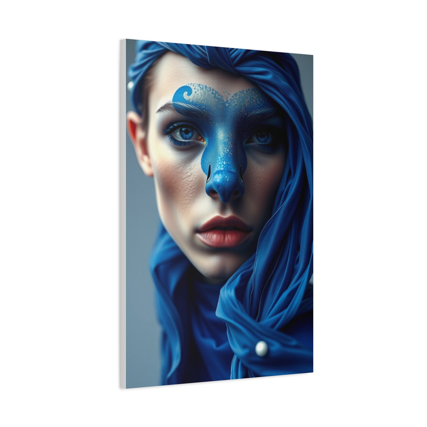 Navy Blue Art Luxury Canvas Wall Art & Canvas Print