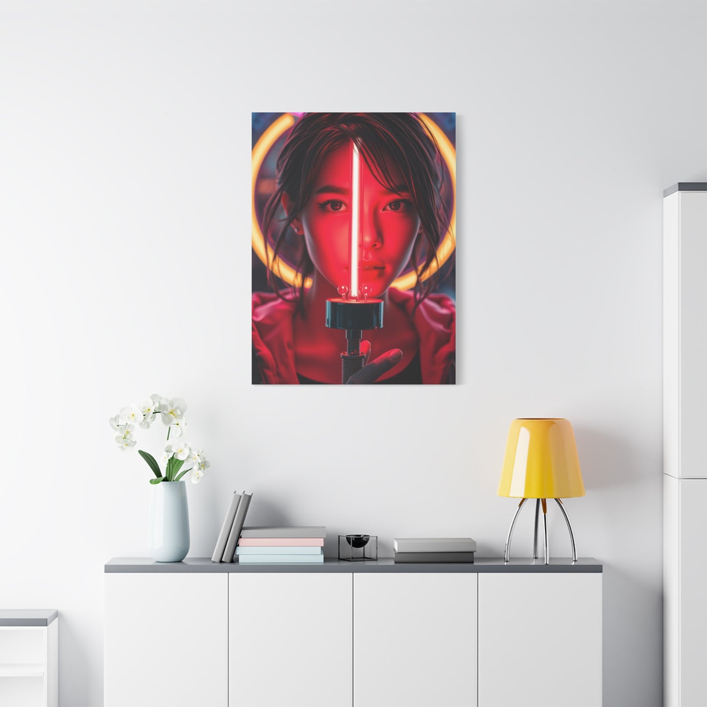 Neon Nimbus Canvas Wall Art & Canvas Print