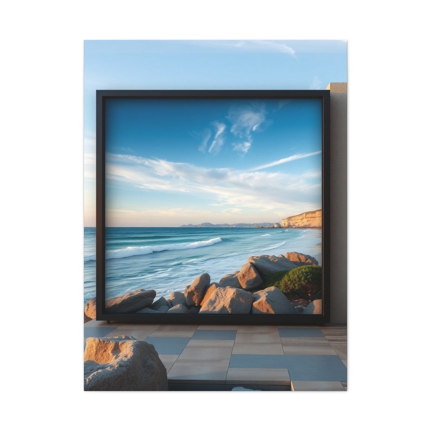 Blue Horizon Symphony Wall Art & Canvas Print