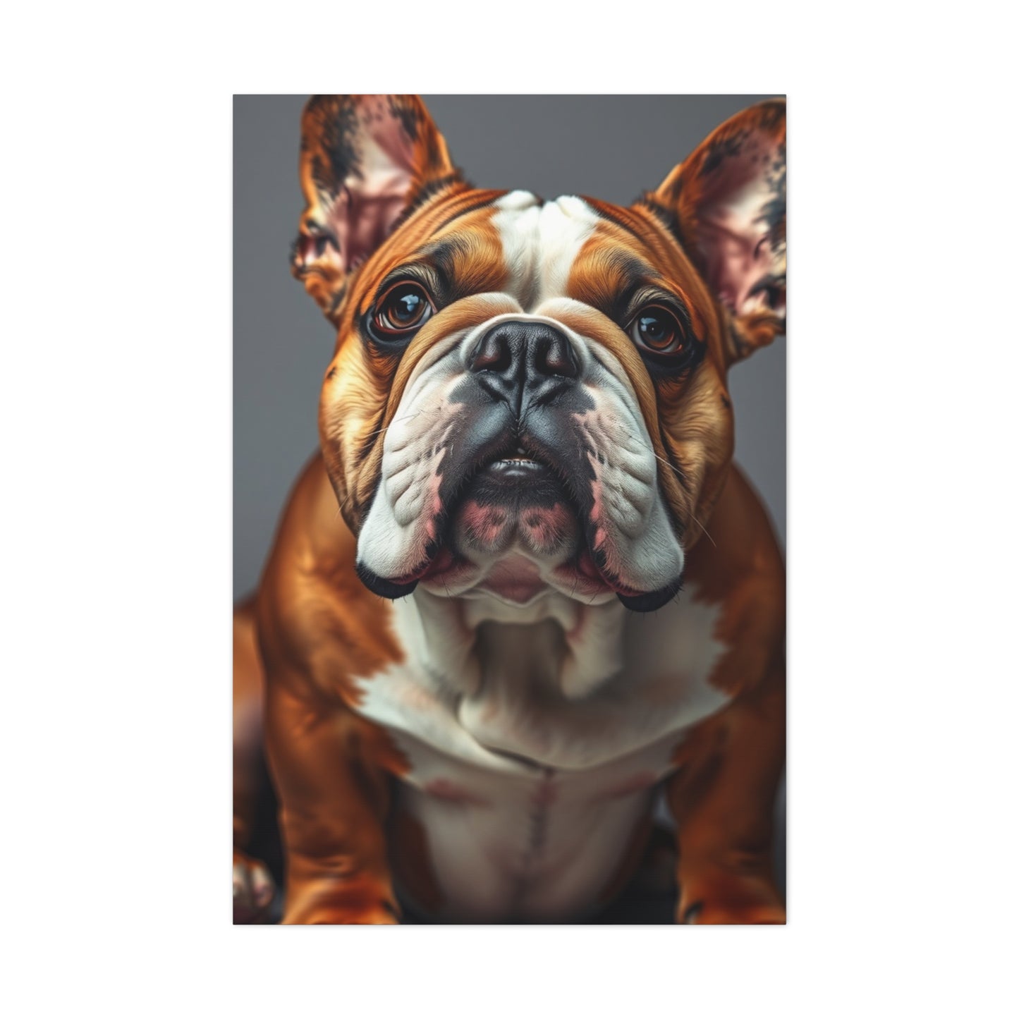 Masterpiece Bulldog Art Vision Wall Art & Canvas Print