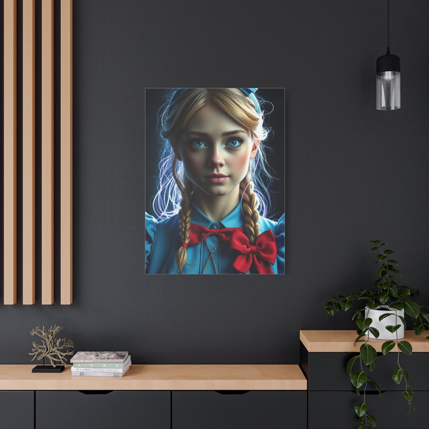 Masterpiece Alice In Wonderland Characters Art Vision Wall Art & Canvas Print
