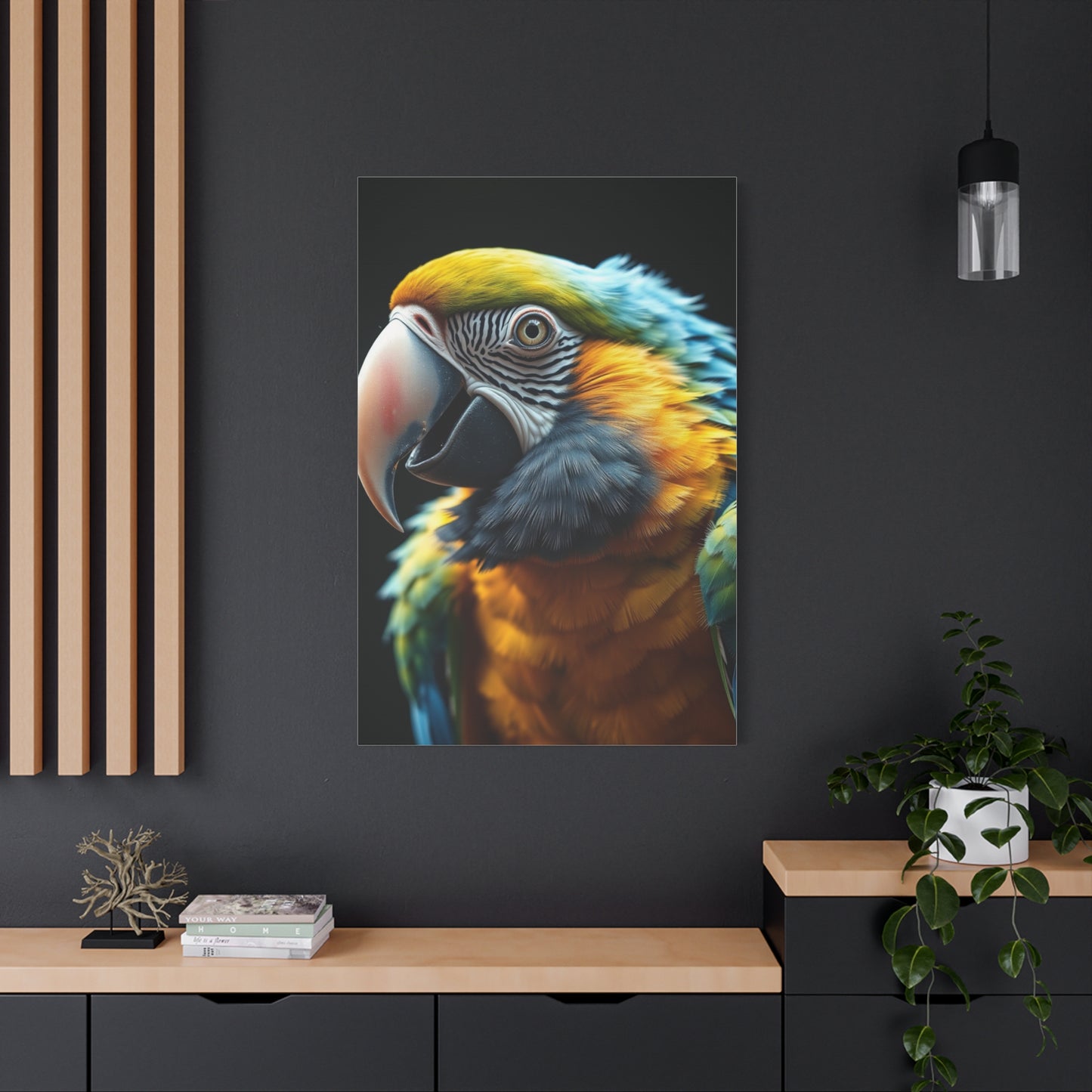 Parrot Art Refined Canvas Wall Art & Canvas Print