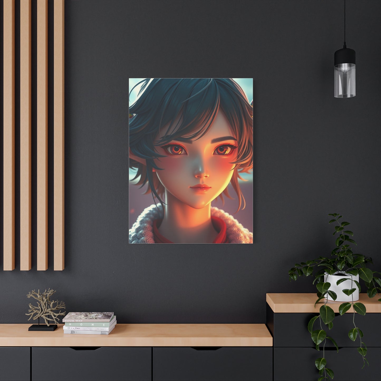 Radiant Pixel Pictorial Wall Art & Canvas Print
