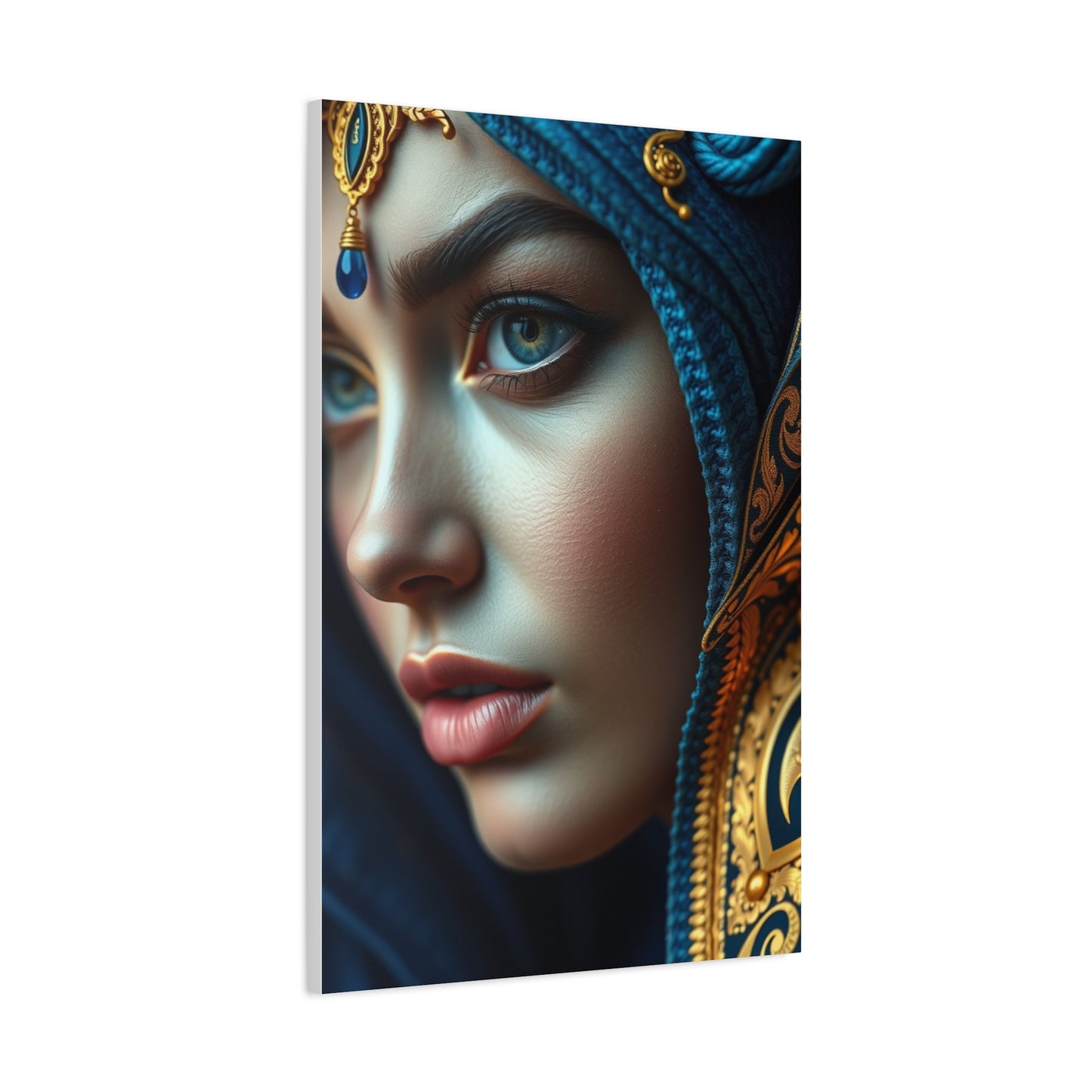 Supreme Blue & Gold Art Collection Wall Art & Canvas Print