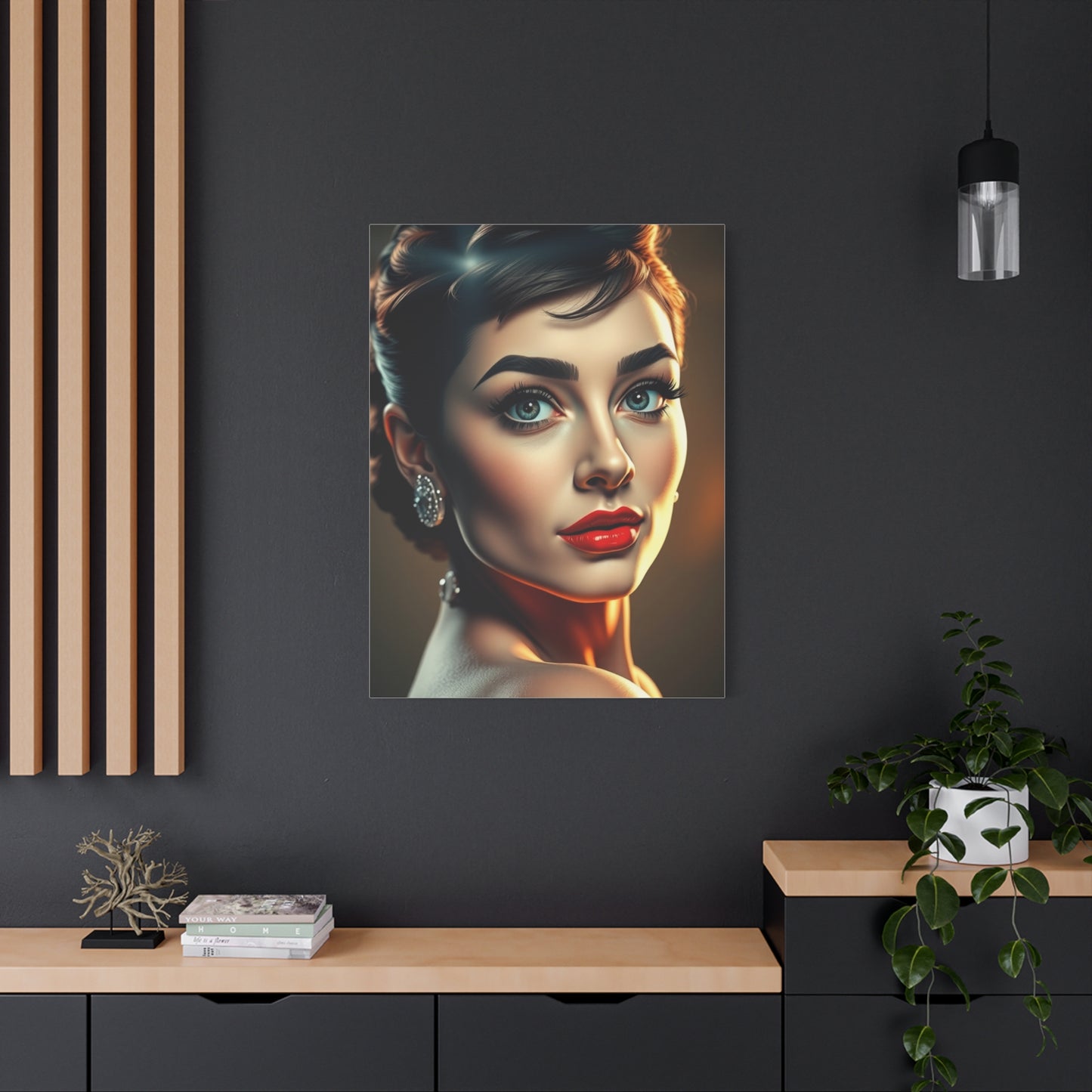 Vision Audrey Hepburn Art Art Wall Art & Canvas Print