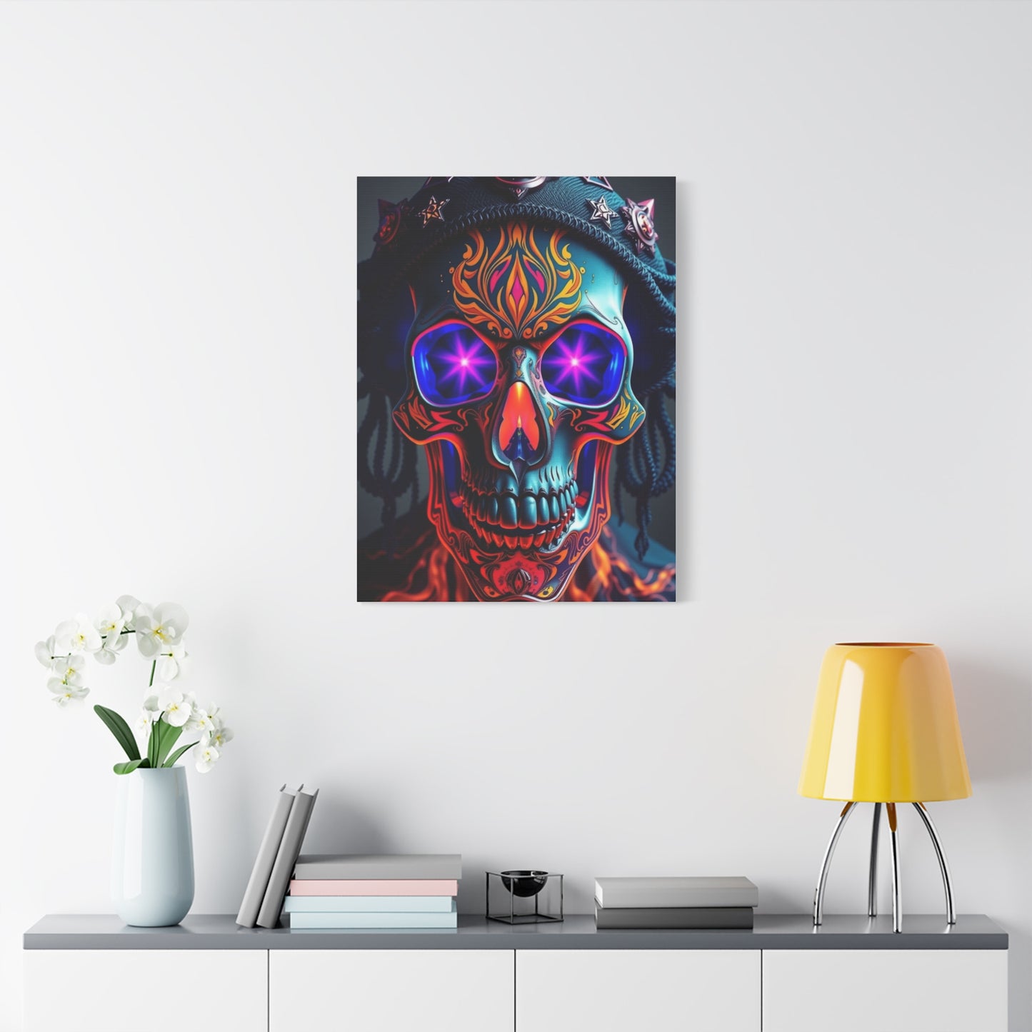 Radiant Skull Tableau Wall Art & Canvas Print