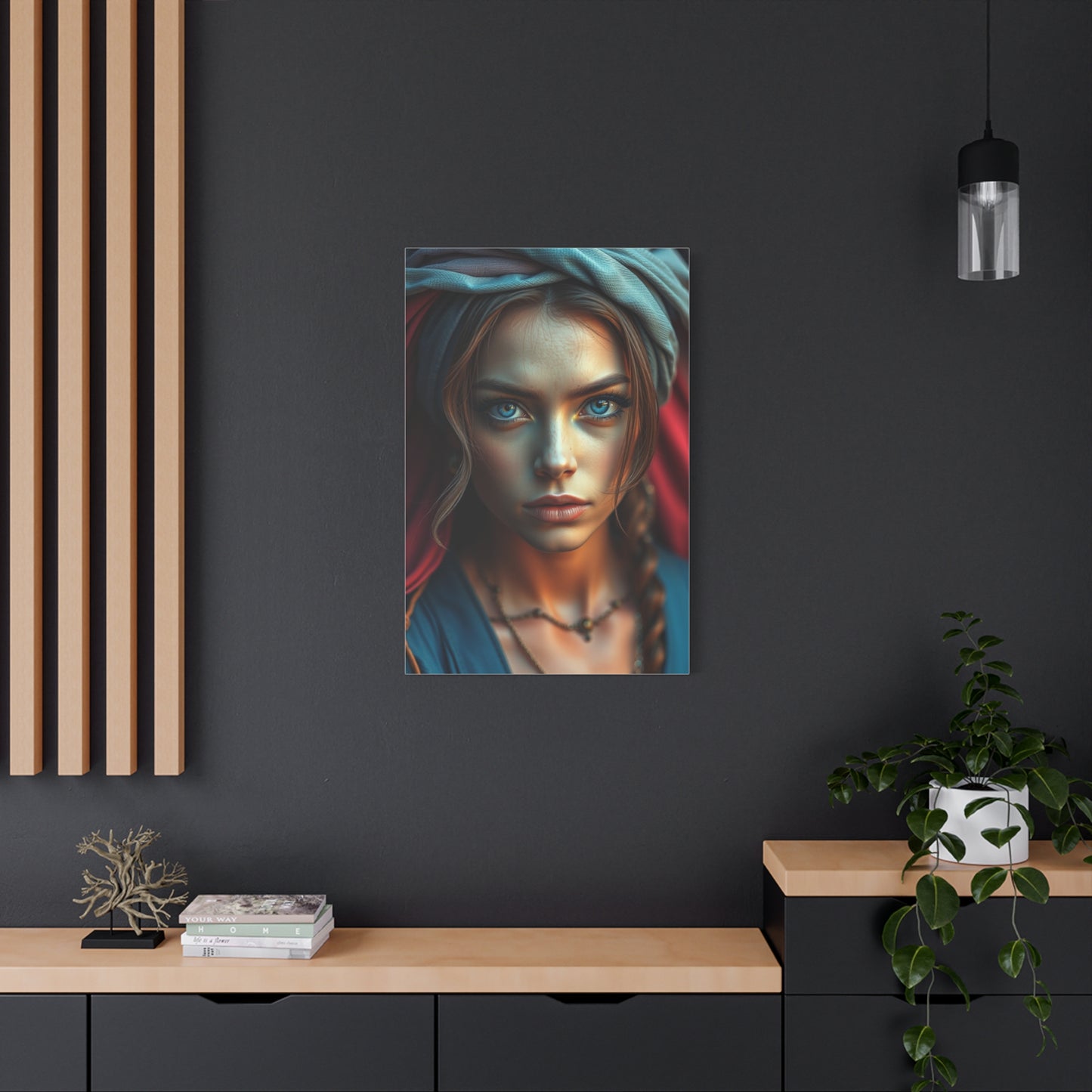 Deep Blue Rhapsody Wall Art & Canvas Print