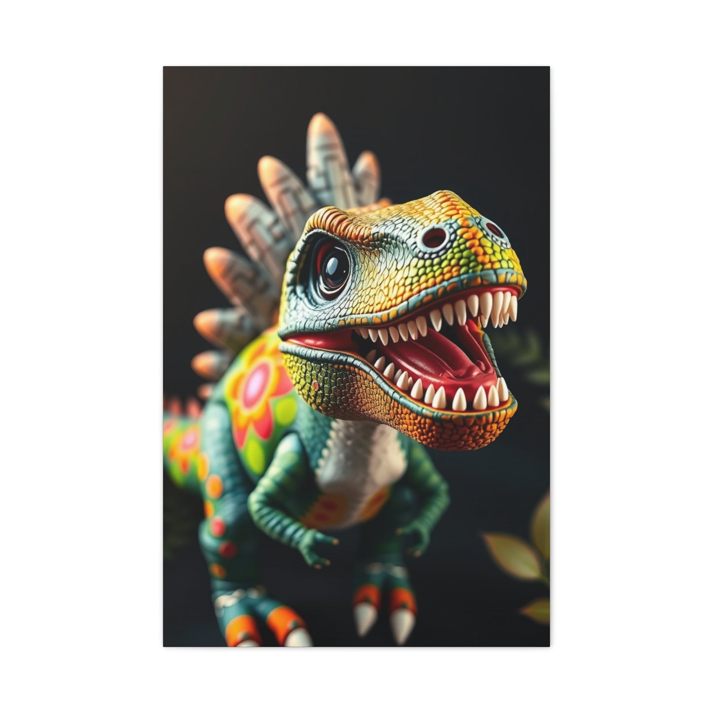 Kid’s Dinosaur Art Refined Canvas Wall Art & Canvas Print