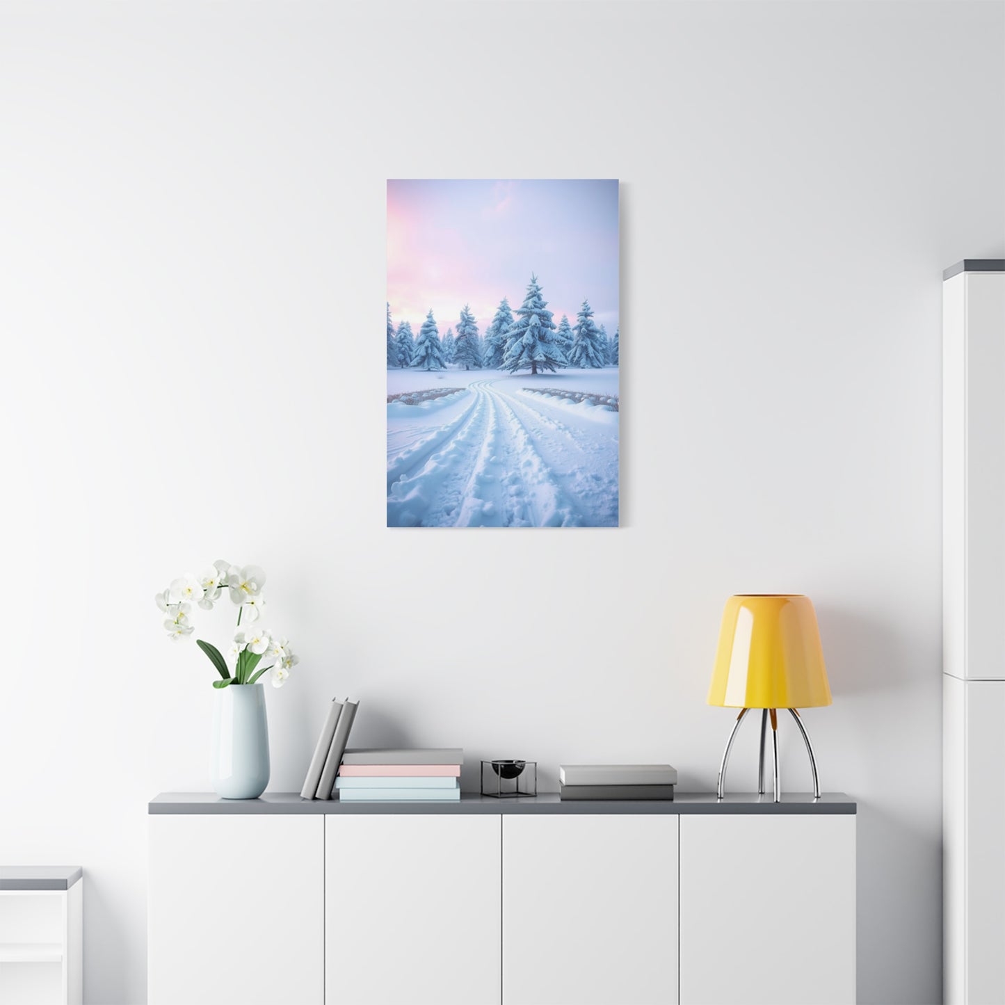 Majestic Winter Horizon Wall Art & Canvas Print