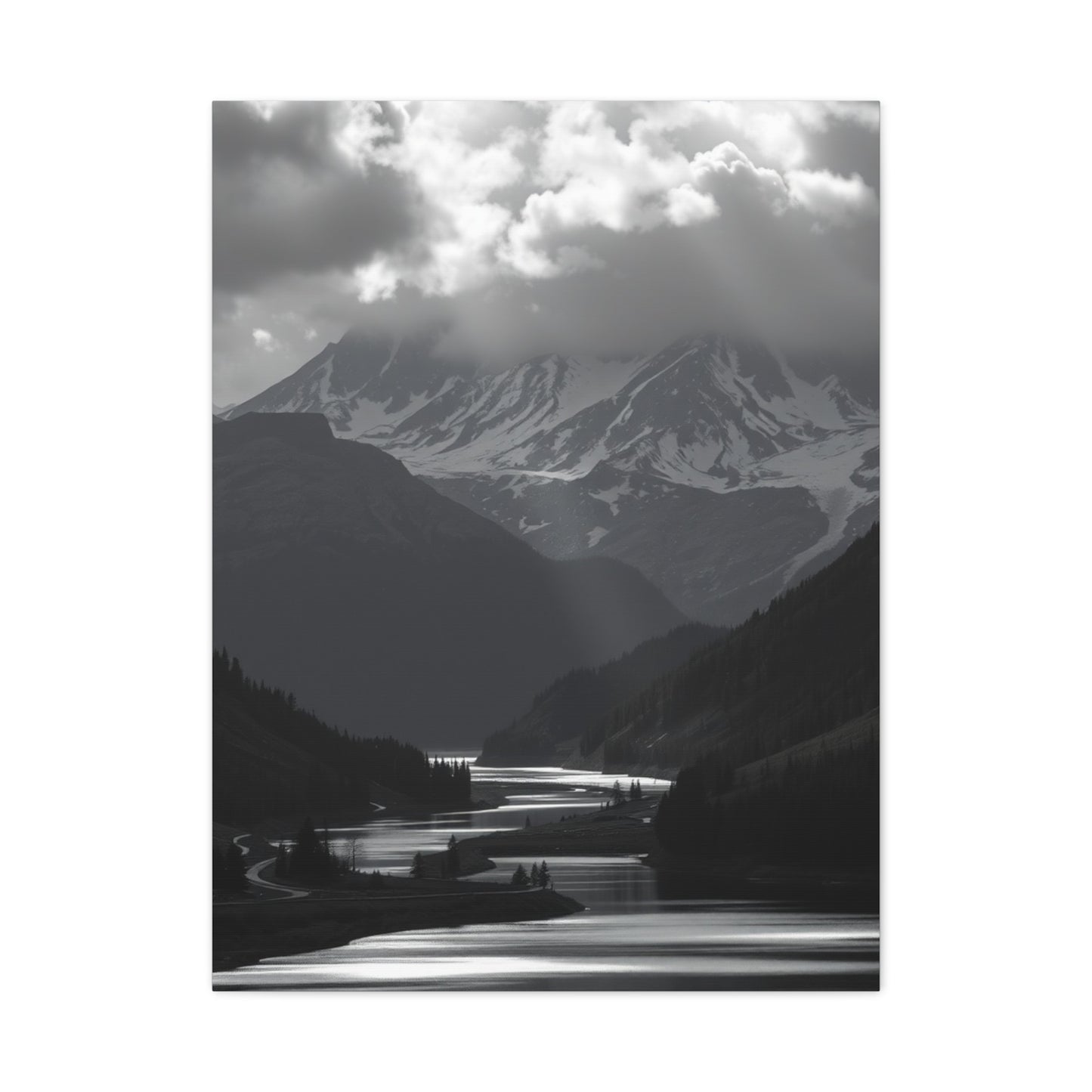 Collection Black & White Scenic Landscapes Art Art Wall Art & Canvas Print