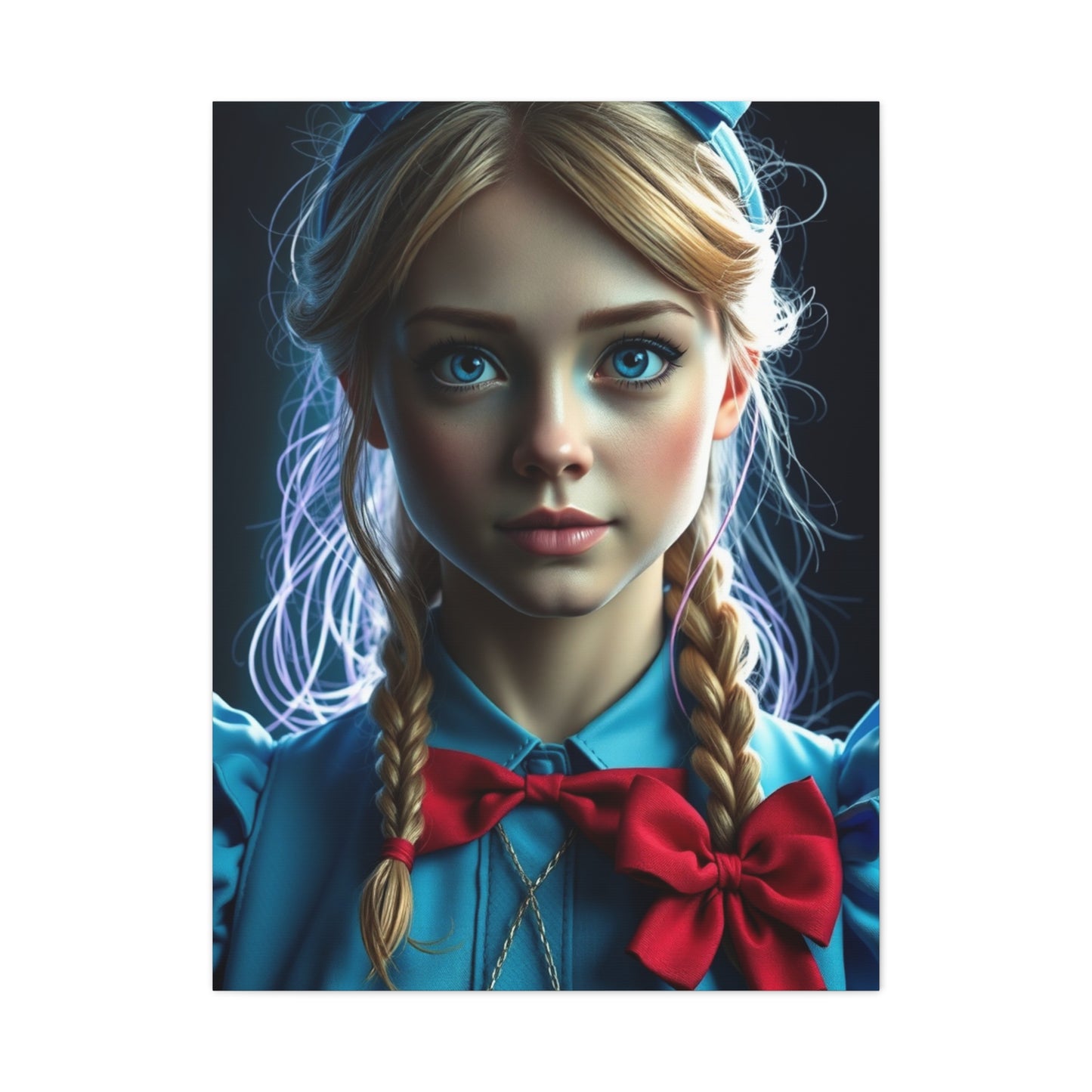 Masterpiece Alice In Wonderland Characters Art Vision Wall Art & Canvas Print
