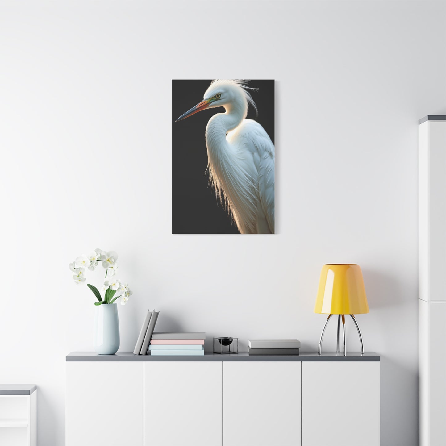 Supreme Egret Art Collection Wall Art & Canvas Print