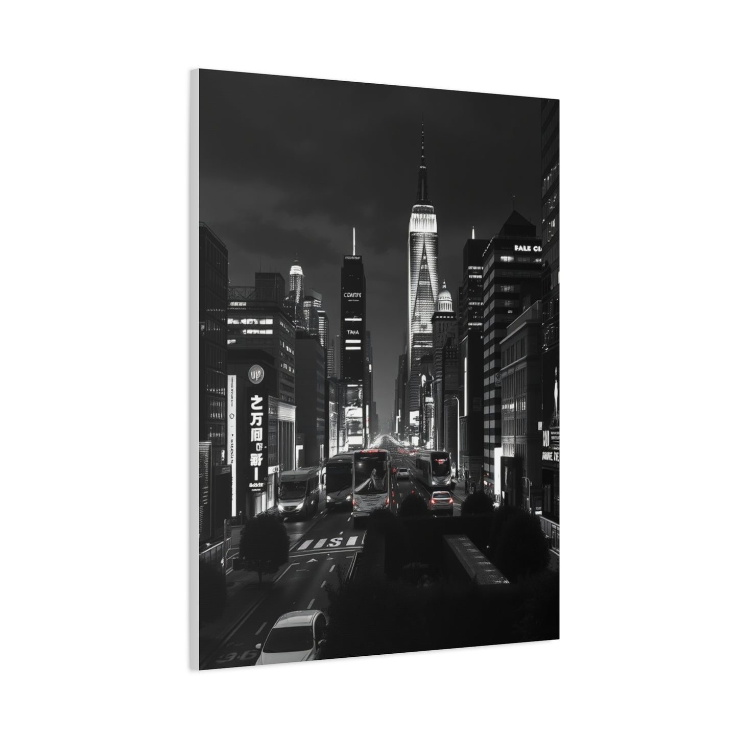 Supreme Black & White Cityscapes Art Collection Wall Art & Canvas Print