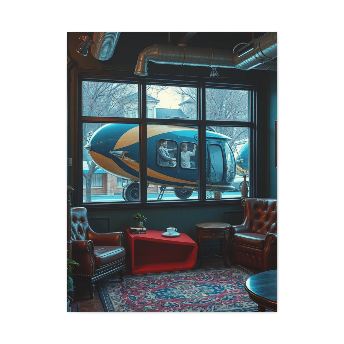 Retro Mosaic Masterpiece Wall Art & Canvas Print