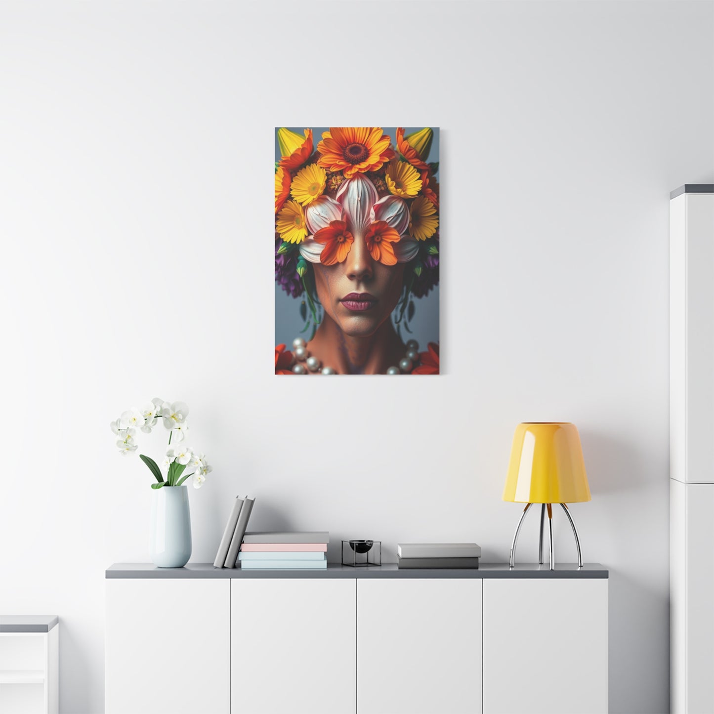 Petal Crown Reverie Wall Art & Canvas Print