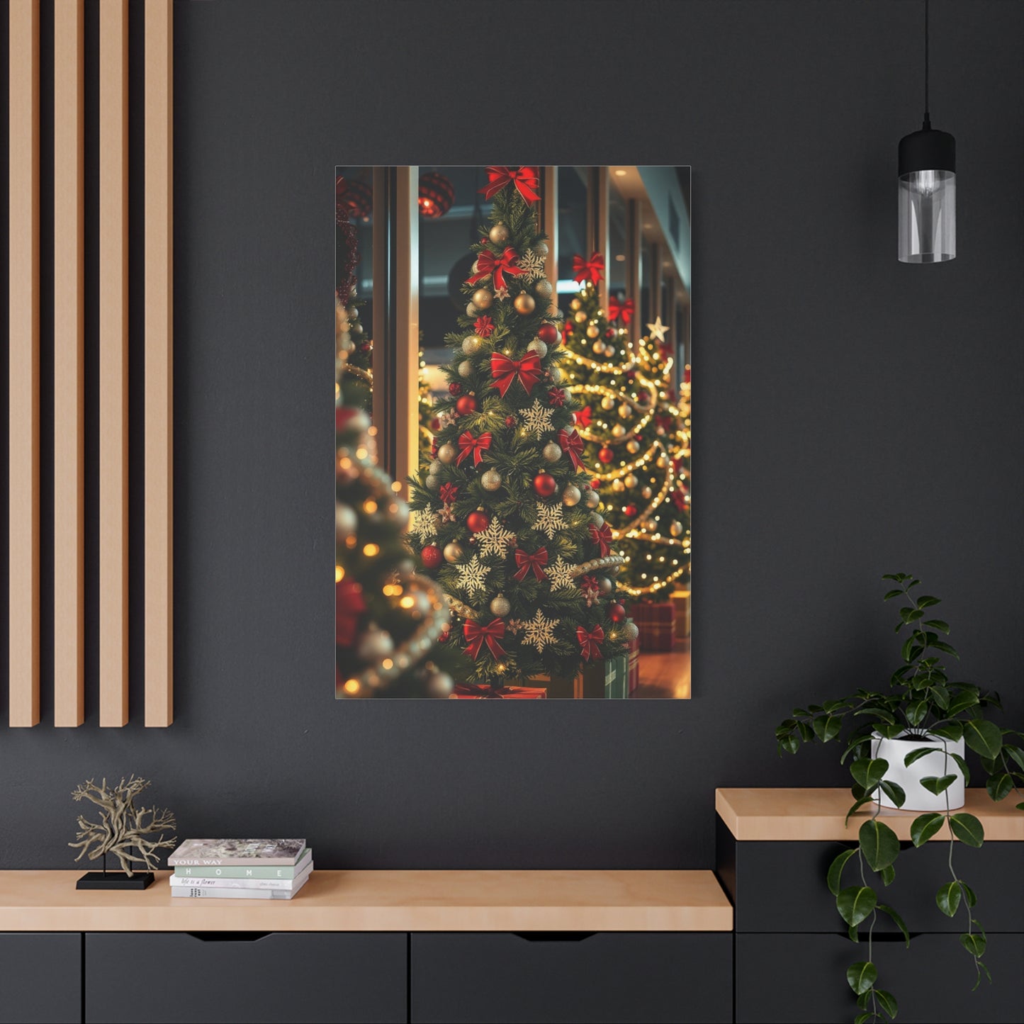Elite Christmas Trees & Wreath Art Vision Wall Art & Canvas Print