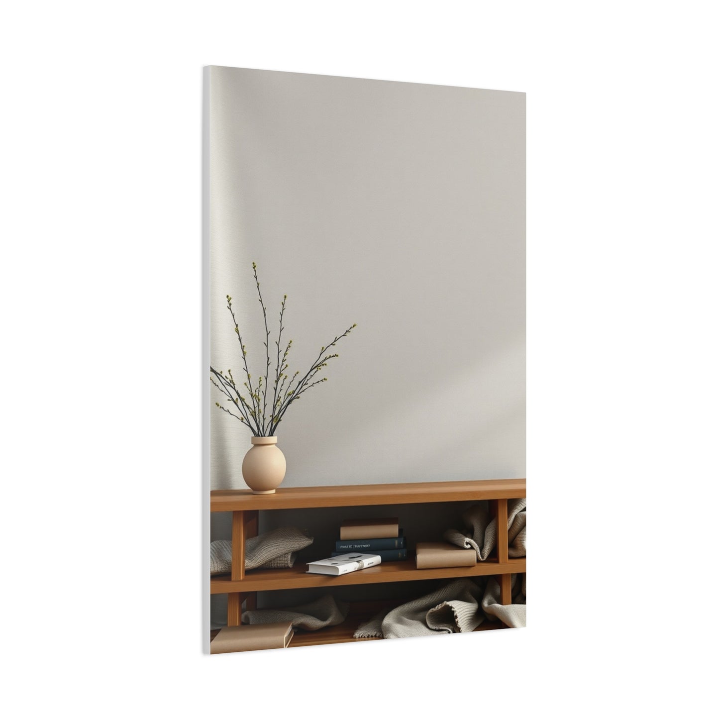 Elite Taupe, Linen, and Gray Art Vision Wall Art & Canvas Print