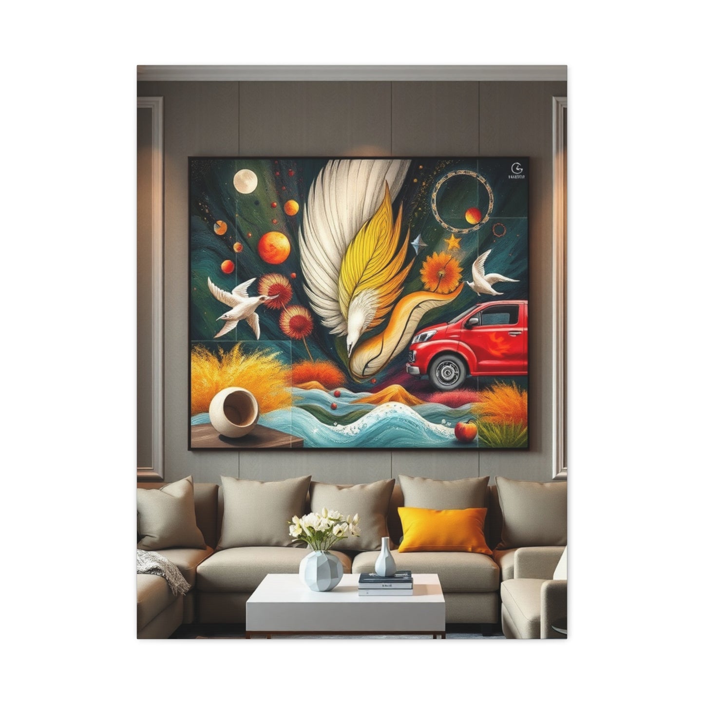 Sublime Lounge Canvas Wall Art & Canvas Print