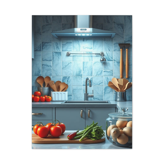 Culinary Elegance Tableau Wall Art & Canvas Print