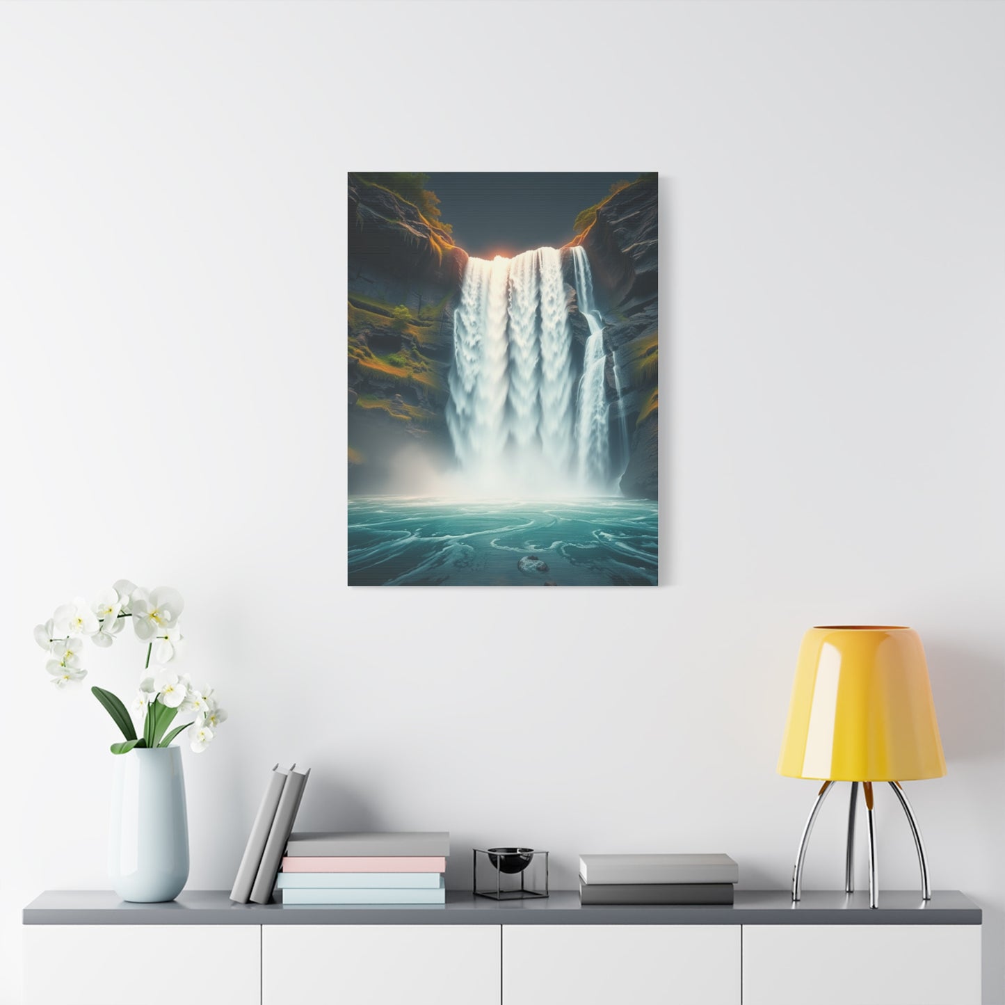 Luxe Cascade Deconstruction Wall Art & Canvas Print