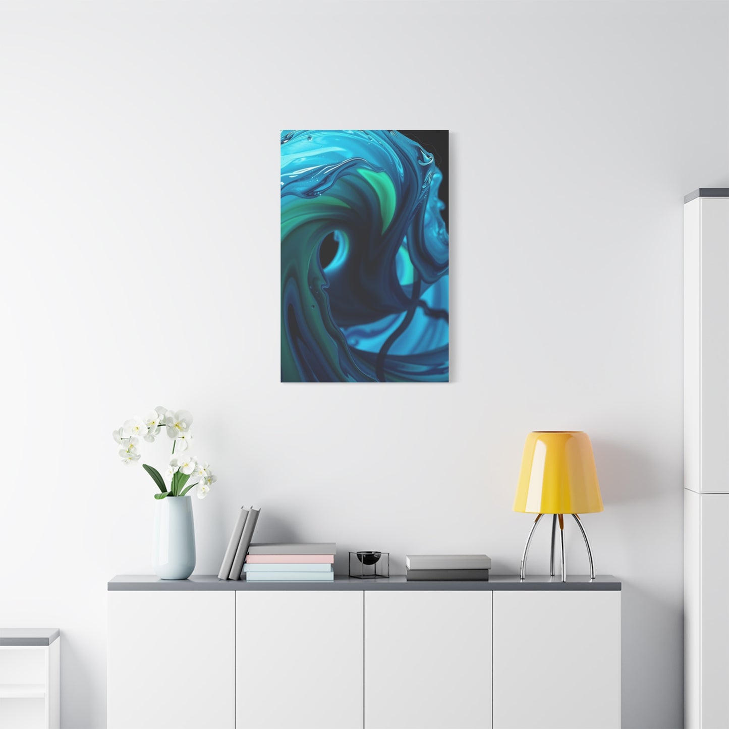 Blue & Green Art Refined Canvas Wall Art & Canvas Print
