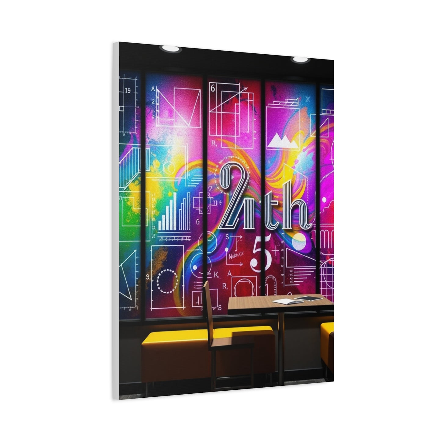 Modern Math Art for Creative Spaces Luxury Canvas Wall Art & Canvas Print