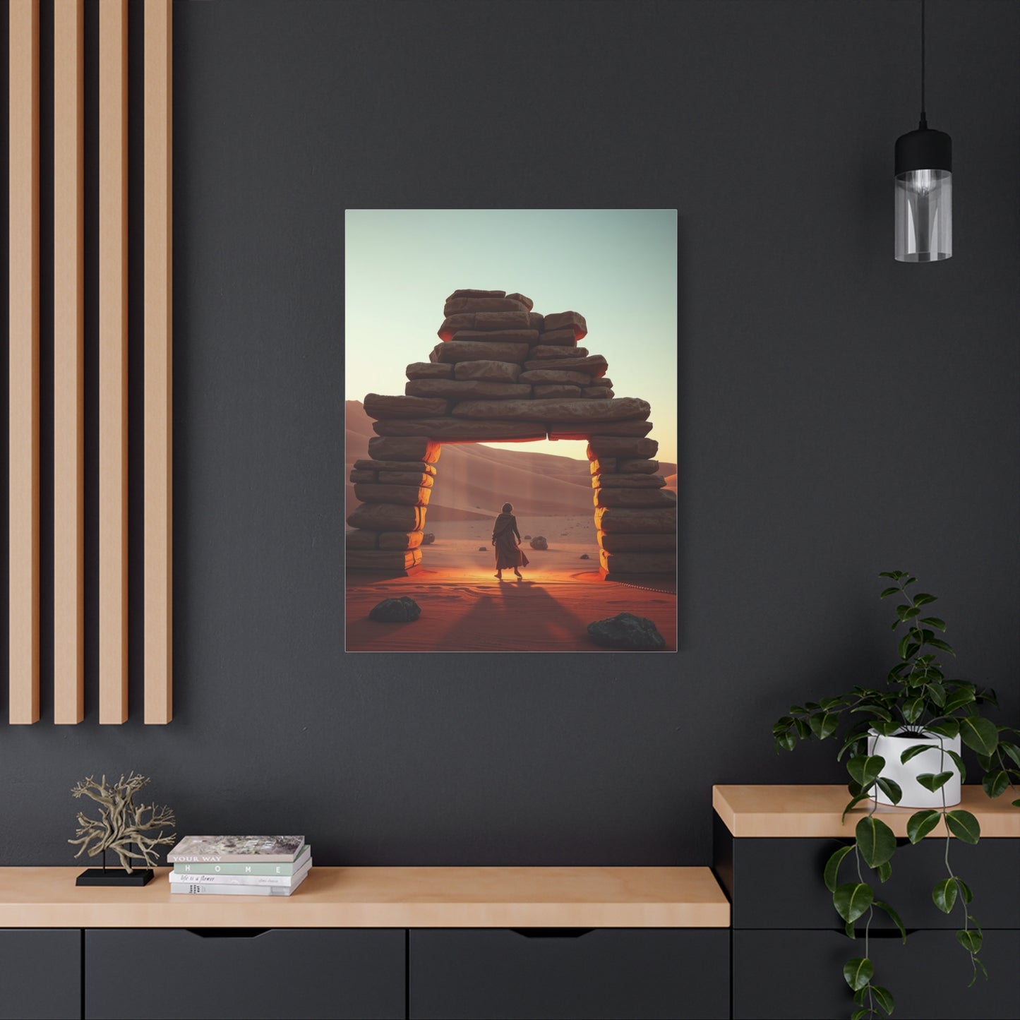 Amber Mirage Canvas Wall Art & Canvas Print