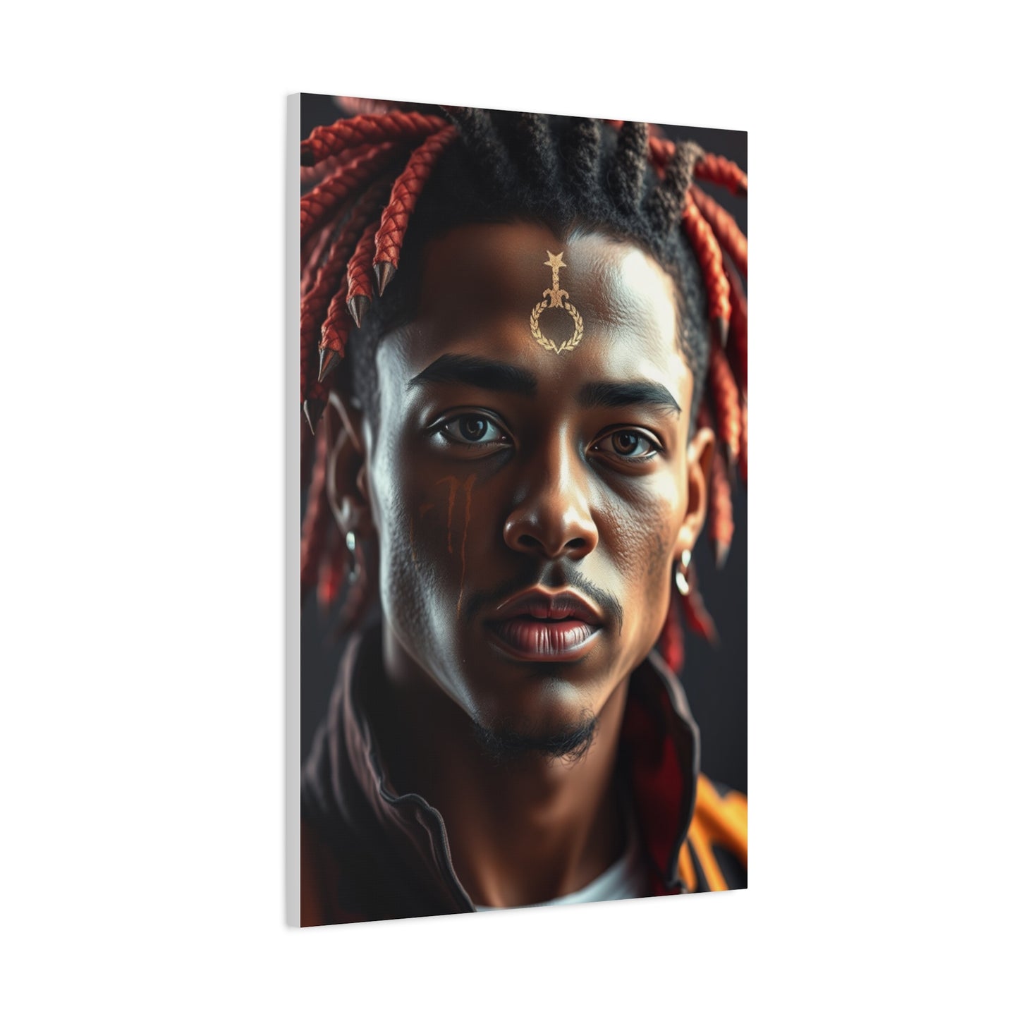 Vivid Symphony Portraiture Wall Art & Canvas Print