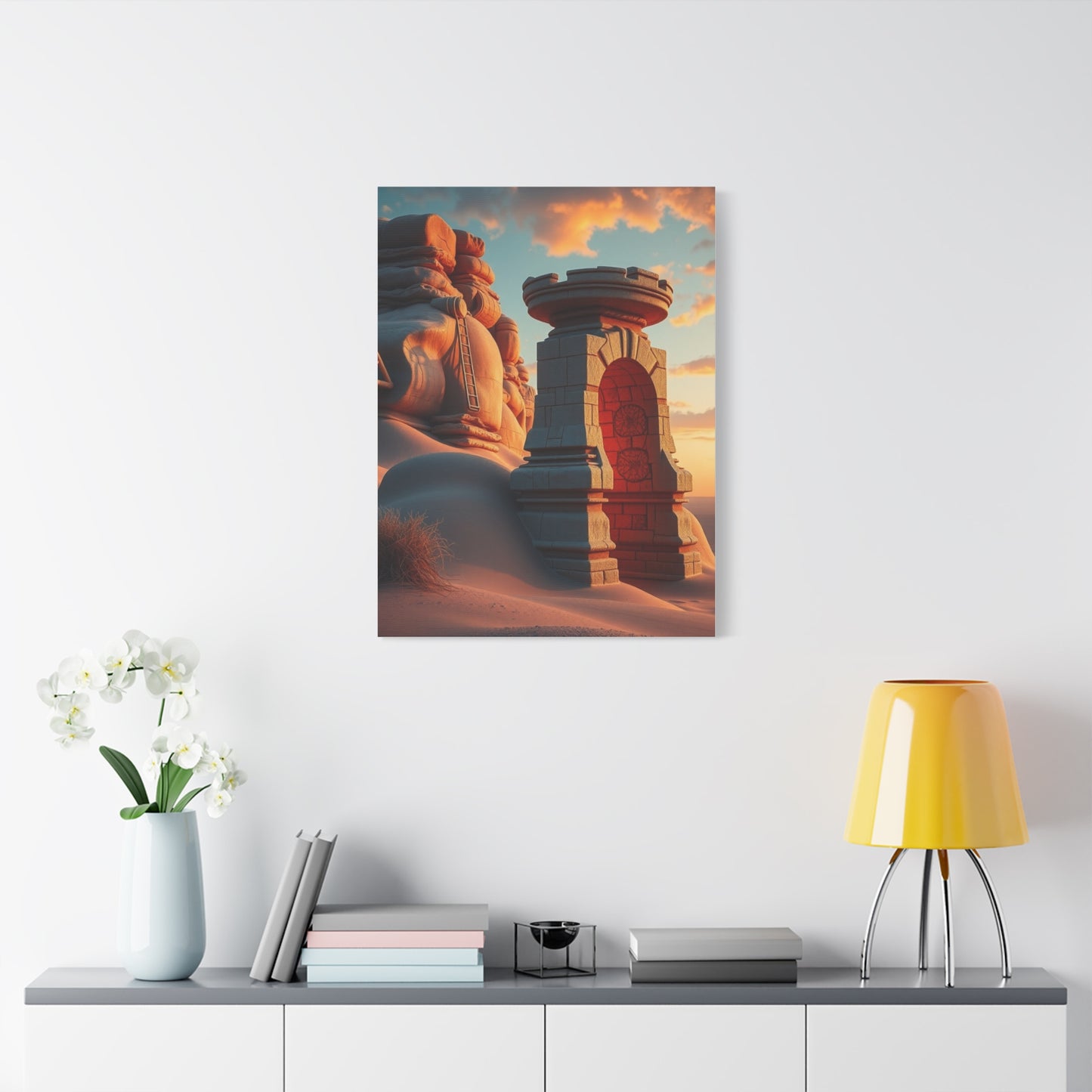 Starlit Dune Panorama Wall Art & Canvas Print