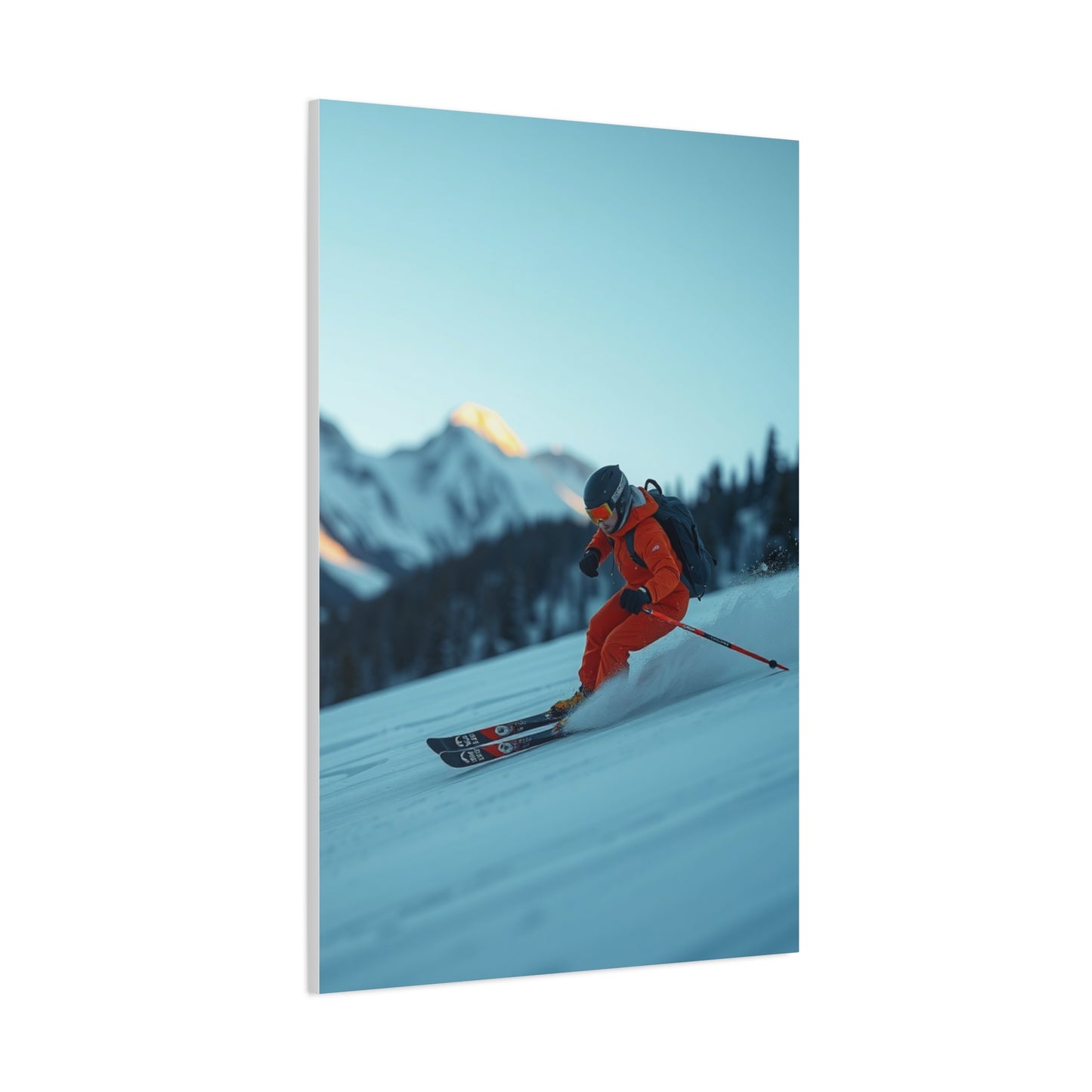 Masterpiece Skiing Art Vision Wall Art & Canvas Print