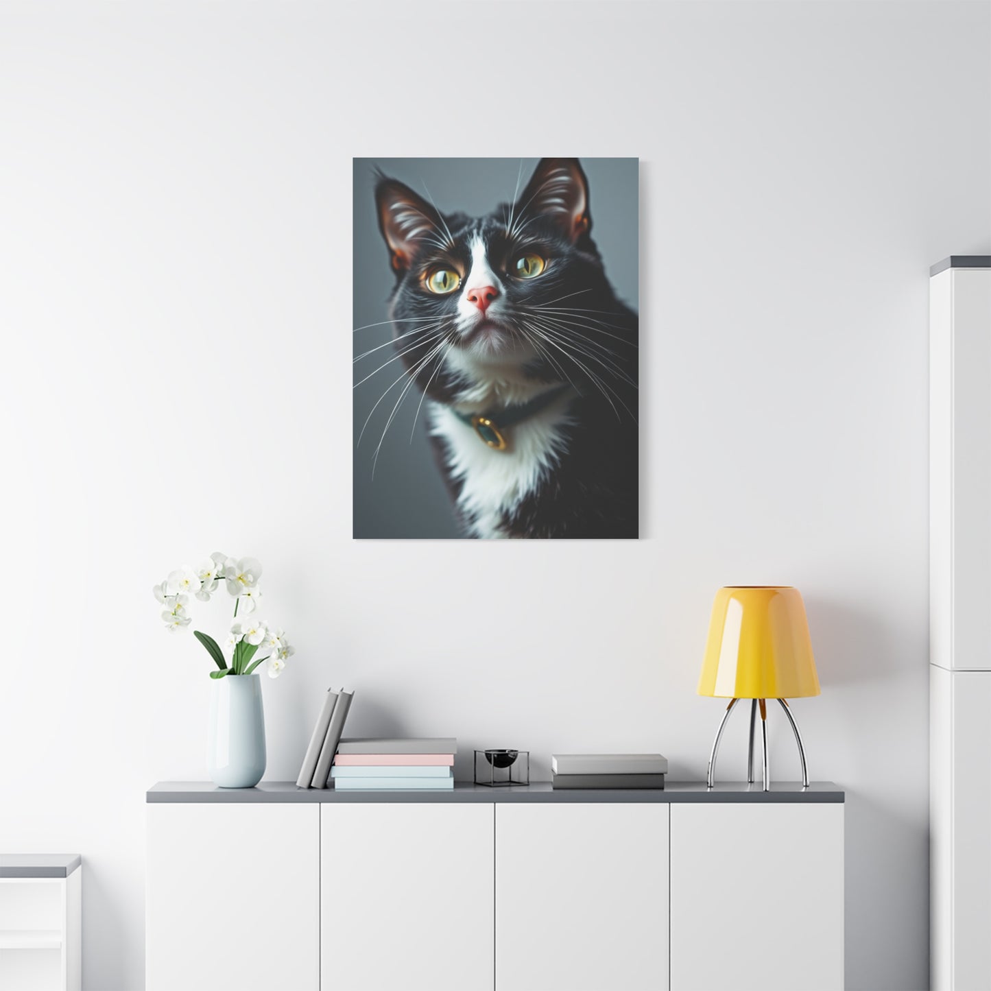 Supreme Tuxedo Cat Art Collection Wall Art & Canvas Print