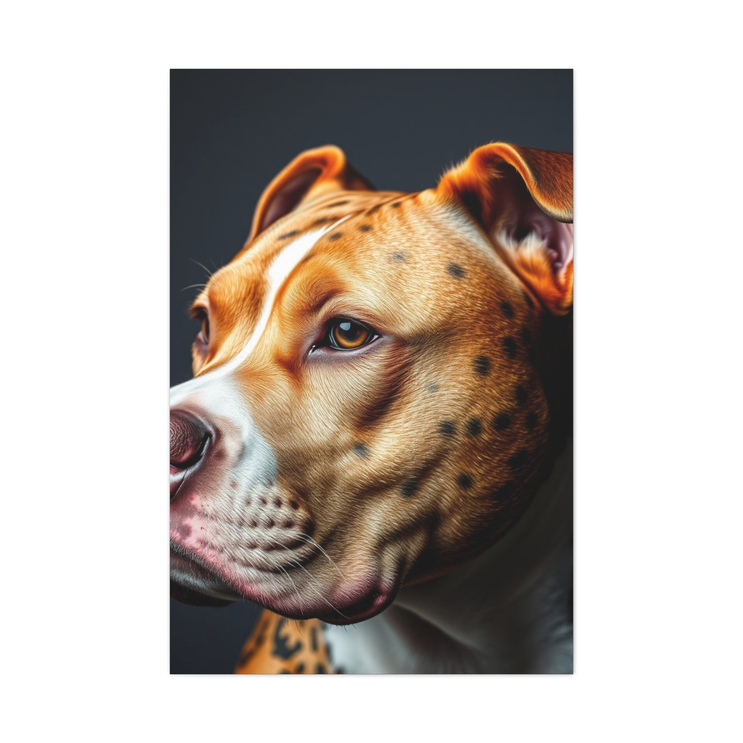 Vision Pit Bull Art Art Wall Art & Canvas Print